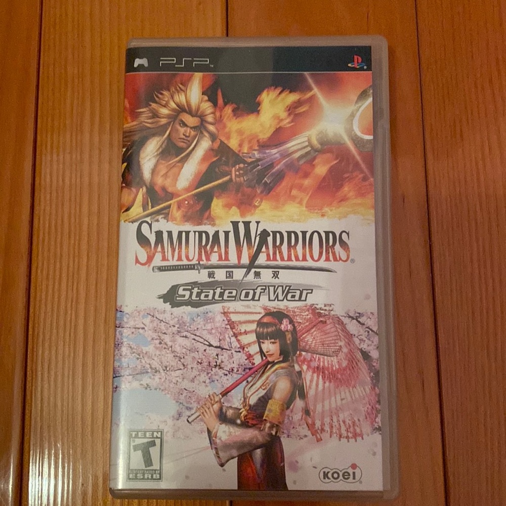 PSP Samurai Warriors State of War game